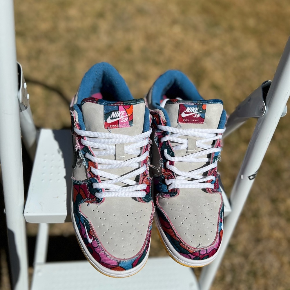Nike SB Dunk Low Pro x Parra “Abstract Art” Sneakers US 10 - Picture 3 of 8